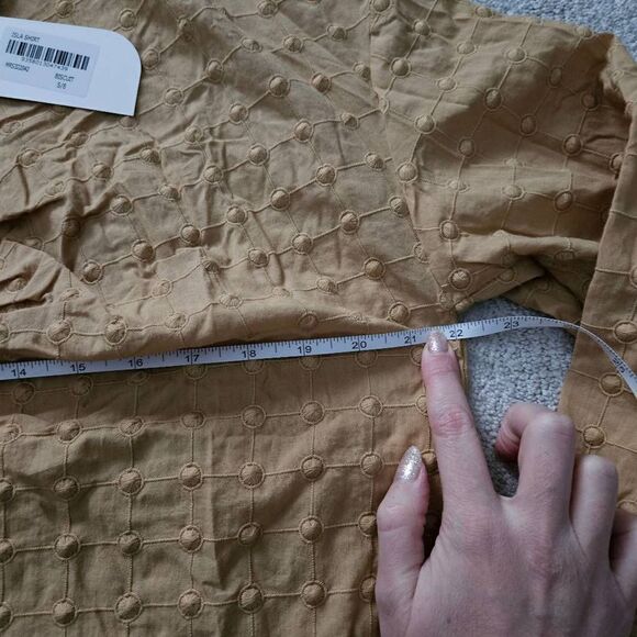 Mon Renn Isla Top and Mini Skirt Set in Biscuit Size Small - Picture 13 of 14